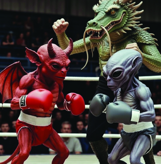 Alian Grey or Red Devil -  Match