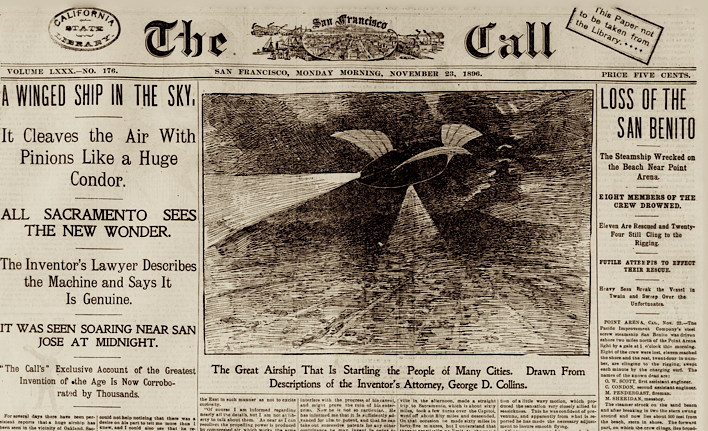 SF Call, Nov 23 1986 front page