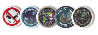 Alien Alerts Pin-Buttons