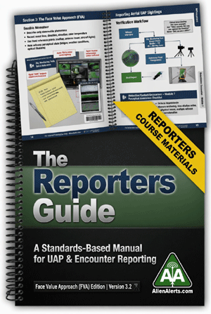 UFO UAP Reporters Course Alien Alerts Academy
